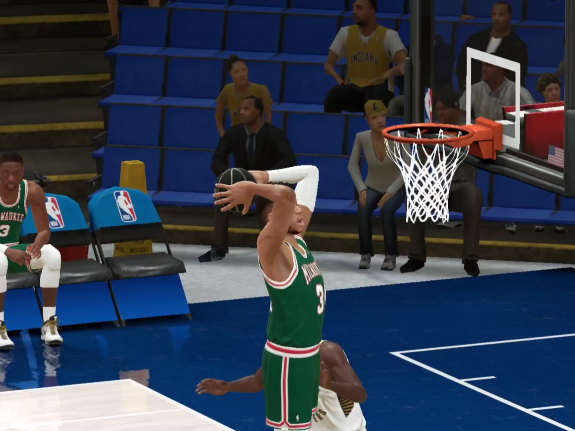 步行者击败雄鹿，奥拉迪波22分8篮板的简单介绍