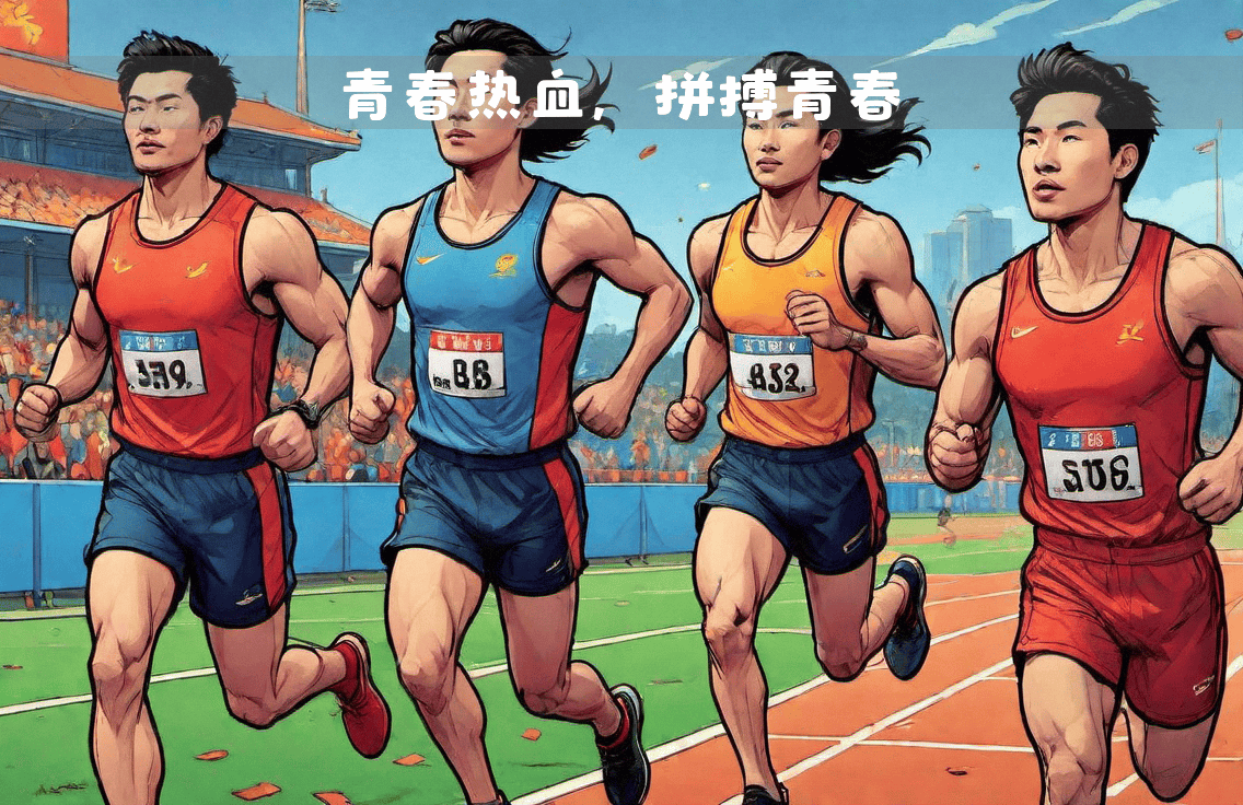 动人一幕！运动员们全力以赴拼搏