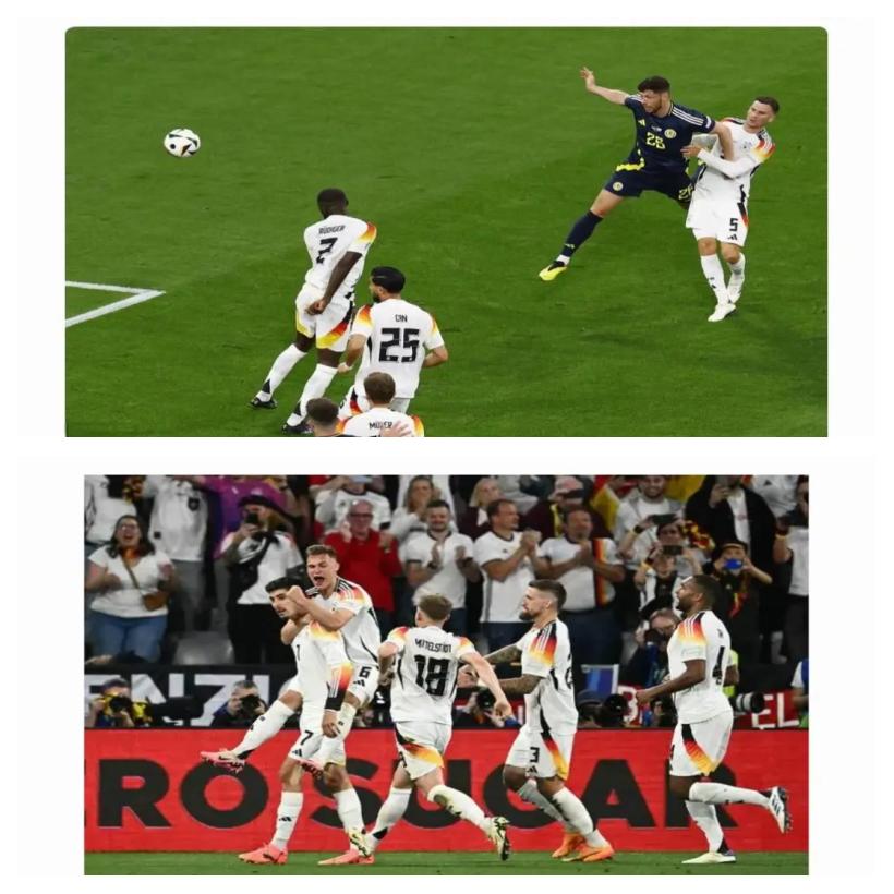 德国队主场大胜出线欧洲杯决赛